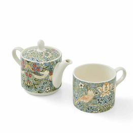 Spode Morris &amp; Co Strawberry Thief Tea For One alternative