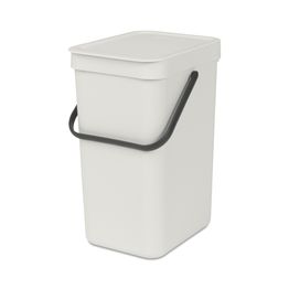 Brabantia Sort &amp; Go Waste Bin Light Grey
