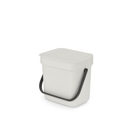 Brabantia Sort &amp; Go Waste Bin Light Grey