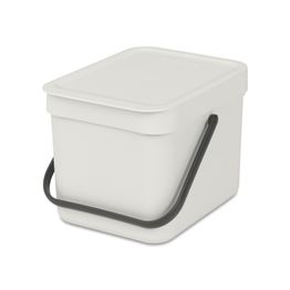 Brabantia Sort &amp; Go Waste Bin Light Grey
