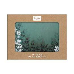 Denby Green Foliage Pack of 6 Tablemats or Coasters alternative