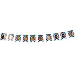 King Charles III Union Jack Bunting 3mtr alternative