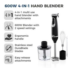 Tower 4 in 1 Hand Blender Black T12077 alternative