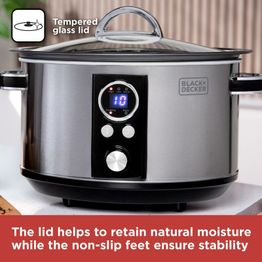 Black &amp; Decker Digital Slow Cooker 3.5ltr BXSC16044GB alternative
