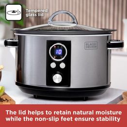 Black &amp; Decker Digital Slow Cooker 6.5ltr BXSC16045GB alternative