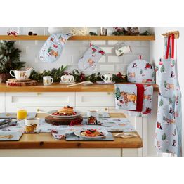 Cooksmart Christmas On The Farm Cotton Apron alternative