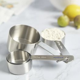 Zyliss Measuring Cup Set 4pc Stainless Steel E970056 alternative