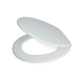 Blue Canyon Hampton White MDF Toilet Seat SS Hinge - TS210 alternative