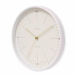 Acctim Solna Wall Clock White 22812 alternative