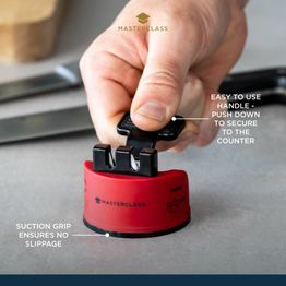 MasterClass Smart Sharp Dual Knife Sharpener - Red alternative