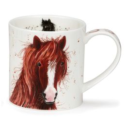 Dunoon Orkney Shaggy Tails Horse Fine Bone China Mug