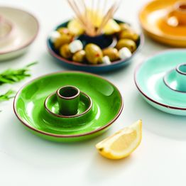 Dexam Sintra Glazed Terracotta Olive Dish Green alternative