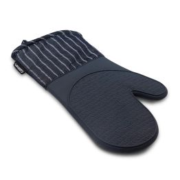 Cuisinart Silicone Oven Mitt Denim Pinstripe alternative