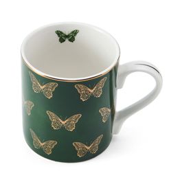 KitchenCraft Mikasa Butterflies Straight Sided Porcelain Mug alternative
