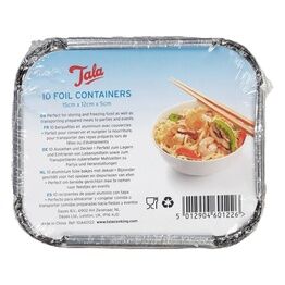 Tala Foil Tray& Lids (10) 15x12x5cm