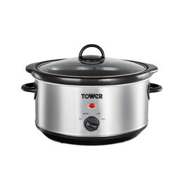 Tower Slow Cooker 3.5ltr Stainless Steel T16039Y
