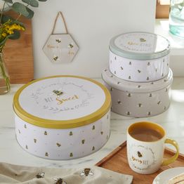 Bumble Bees Set of 3 Round Cake Tins alternative