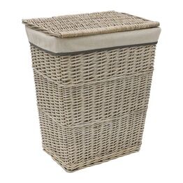 Arianna Rectangular Willow Laundry Basket 24-402