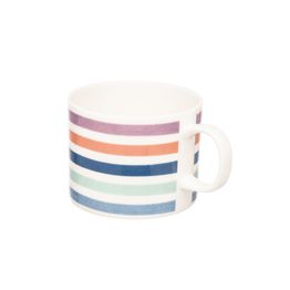 Siip Coastal Stripe Short China Mug 300ml alternative