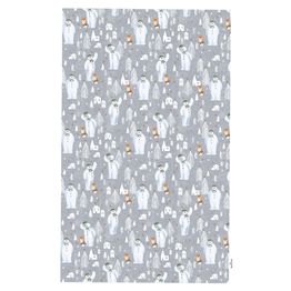 Stow Green The Snowman Alpine Adventure Grey Cotton Tea Towel Set of 2 alternative