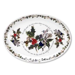 Portmeirion The Holly and The Ivy Oval Platter 33cm alternative