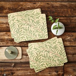 Pimpernel Morris &amp; Co Pack of 6 Willow Bough Coasters or Placemats