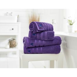 Lobster Creek Kaleidoscope Purple 550 GSM Combed Cotton Towels alternative