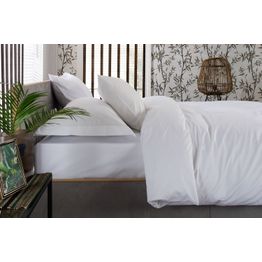 The Lyndon Company Duvet Cover Set 200 Thread Count White alternative
