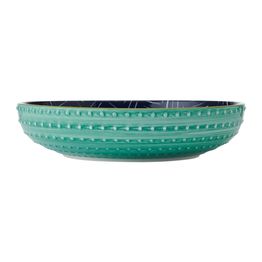 Mikasa Ceramic Pasta Bowl 21cm Indigo Chevron alternative