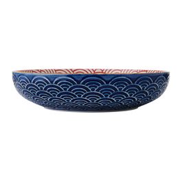 Mikasa Ceramic Pasta Bowl 21cm Blue Arc alternative