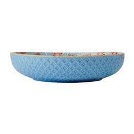 Mikasa Ceramic Pasta Bowl 21cm Blue Mosaic alternative