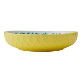 Mikasa Ceramic Pasta Bowl 21cm Yellow &amp; Blue Geometric alternative