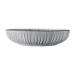 Mikasa Ceramic Pasta Bowl 21cm Black Stripe alternative