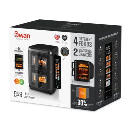 Swan Cyclone Duo Layer Air Fryer 11ltr SD10522BLK alternative