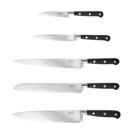 Sabatier Professional 5 Piece Kitchen Knife Set &amp; Oak Knife Block SABST20B03 alternative