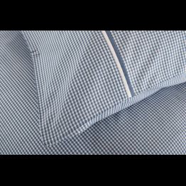 The Lyndon Company Gingham Bedlinen Duvet Cover Set Blue Gingham alternative
