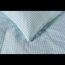 The Lyndon Company Gingham Bedlinen Duvet Cover Set Green Gingham alternative