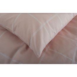 The Lyndon Company Crossley Heath Bedlinen Duvet Cover Set Rose alternative