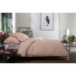 The Lyndon Company Soft Washed Cotton Bedlinen Duvet Cover Set Pink alternative