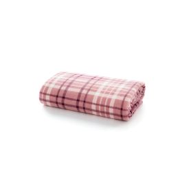 Throw Snuggle Check Pink 140x180cm alternative