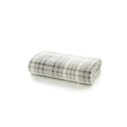 Throw Snuggle Check Dark Grey 140x180cm alternative