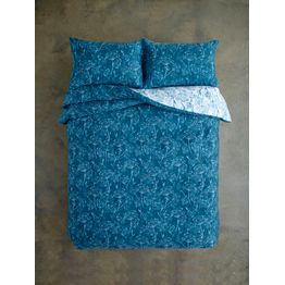 Deyongs Cow Parsley Blue Bedlinen Duvet Cover Set