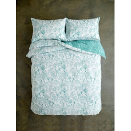 Deyongs Cow Parsley Green Bedlinen Duvet Cover Set