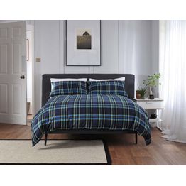 The Lyndon Company Willington Tartan Check Brushed Duvet Cover Set alternative