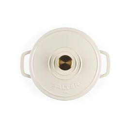 Salter Chester Cast Iron Casserole 24cm Cream alternative