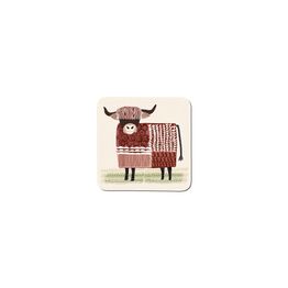 Denby Highland Cow Pack of 6 Tablemats or Coasters