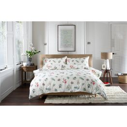 The Lyndon Company Christmas Leaf Brushed Duvet Cover Set alternative