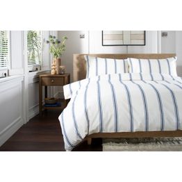 The Lyndon Company Toulouse Bedlinen Duvet Cover Set Navy Blue