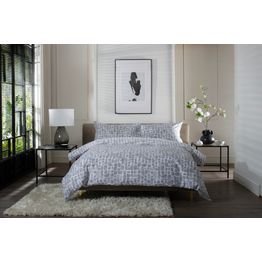 The Lyndon Company Tulle Bedlinen Duvet Cover Set Grey alternative