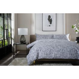 The Lyndon Company Tulle Bedlinen Duvet Cover Set Grey